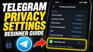 How to configure Telegram privacy settings for fewer data exposures - Beginner Guide