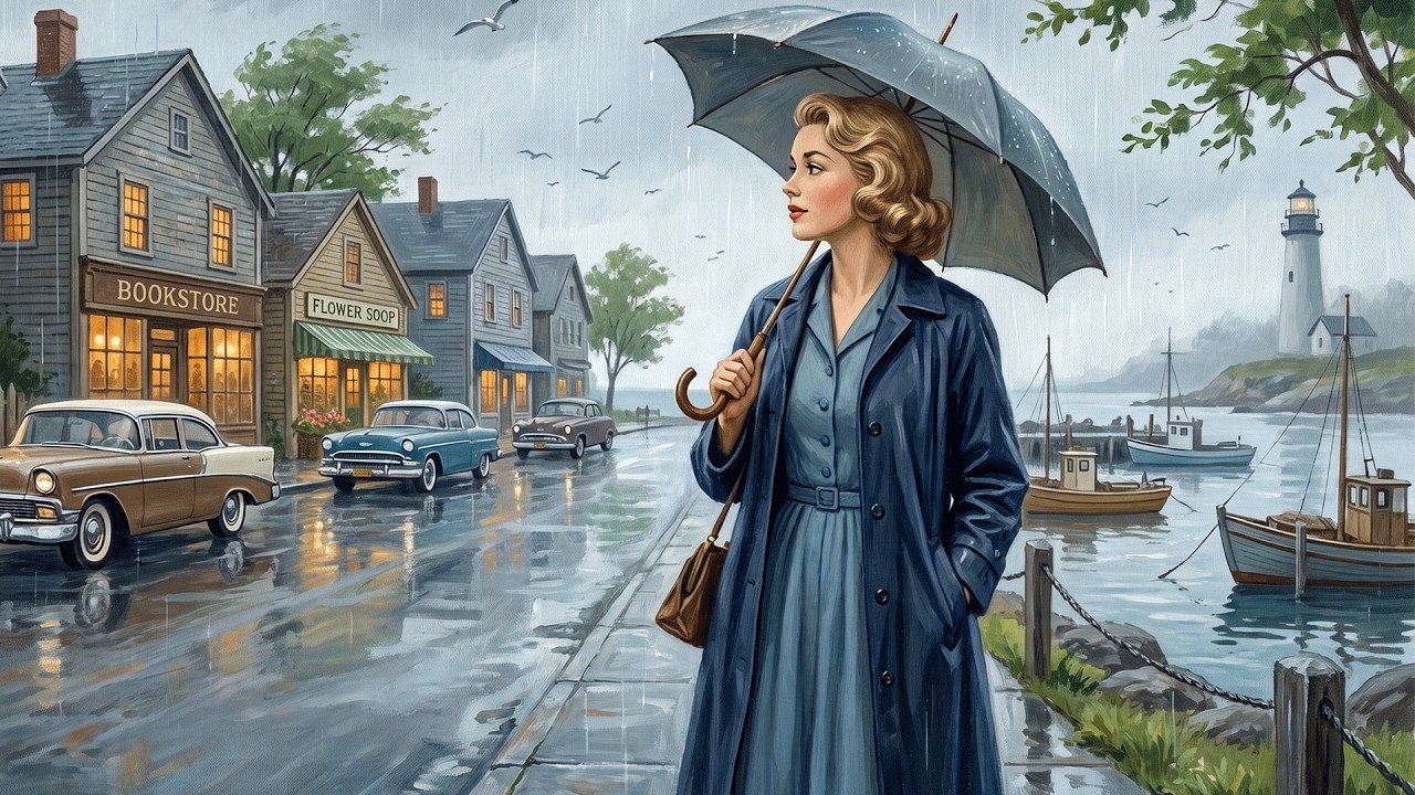 Rainy Afternoon by the Sea, 1959 | Relaxing Vintage Americana