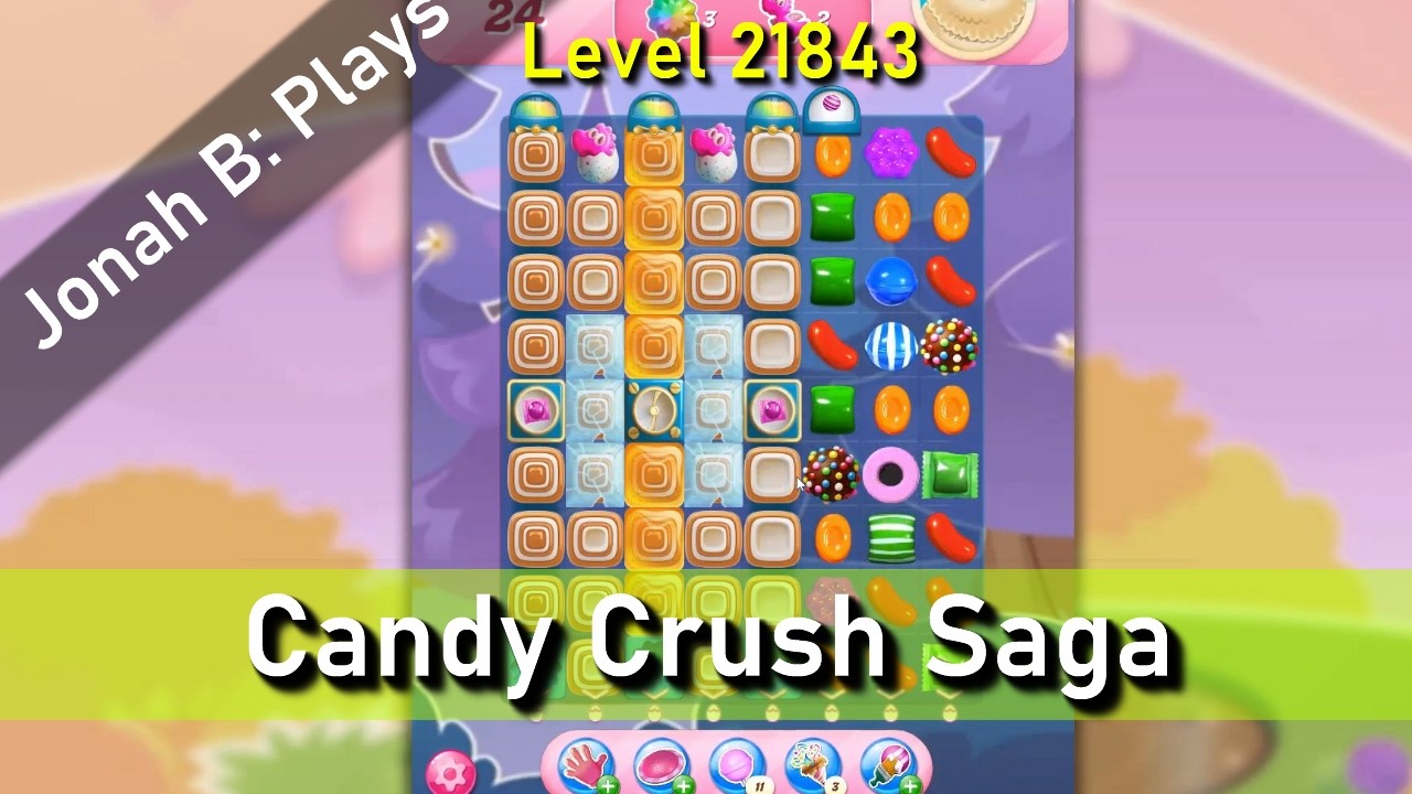 Candy Crush Saga Level 21843 - YouTube