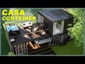 Casa contêiner | DOIS QUARTOS E ÁREA DE LAZER | Container com suíte.