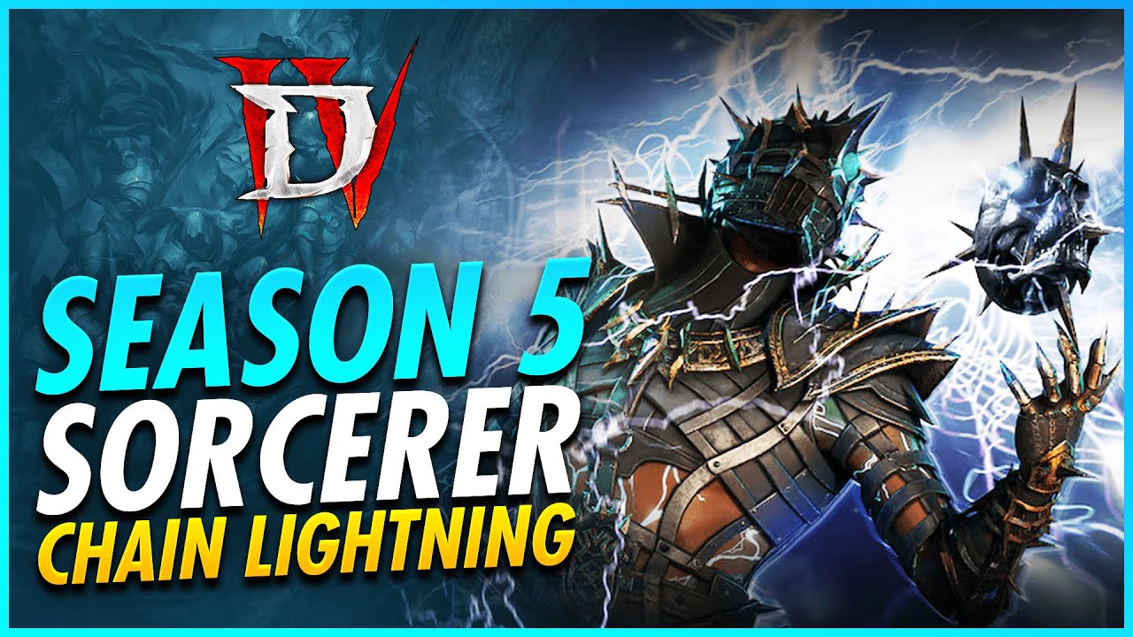 NEW Best Sorcerer Build Chain Lightning Endgame Guide - Diablo 4 Season ...