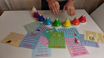 How to play on 8-note Color Desk Bell Set