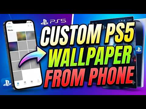 HOW TO CHANGE BACKGROUND ON PS5 FROM PHONE