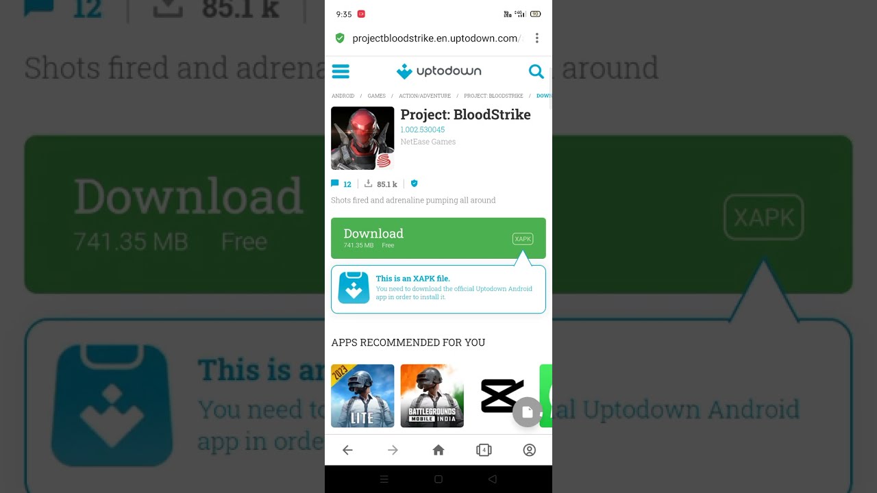 Simply Download Project BloodStrike..🔥😍🎮/ New Battle Royale Game..🔥😍🎮 @netease @enteasegames