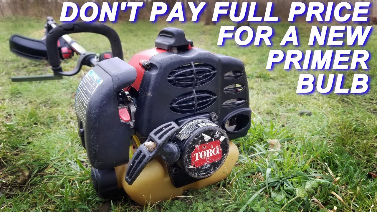 Fixing A Toro Trimmer, I Was Told Wouldn't Start, Fuel Lines, And