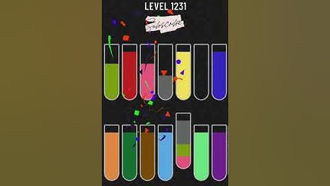 Water Sort Puzzle - Level  1231 & 1232