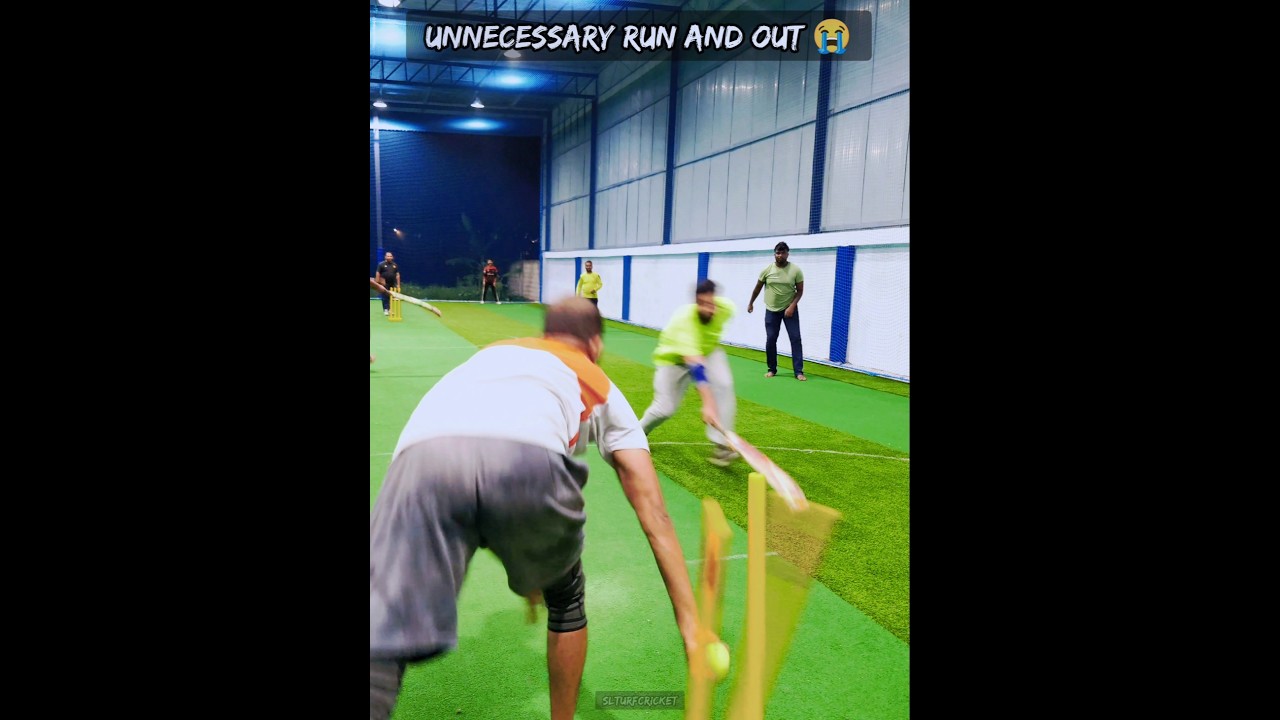 Unnecessary Run And Out 😭 || @SAS Indoor Courts 