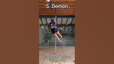 Experienced Beginner Spin Pole Combo | remi sit, martini, genie #poledance #polefit #poleflow