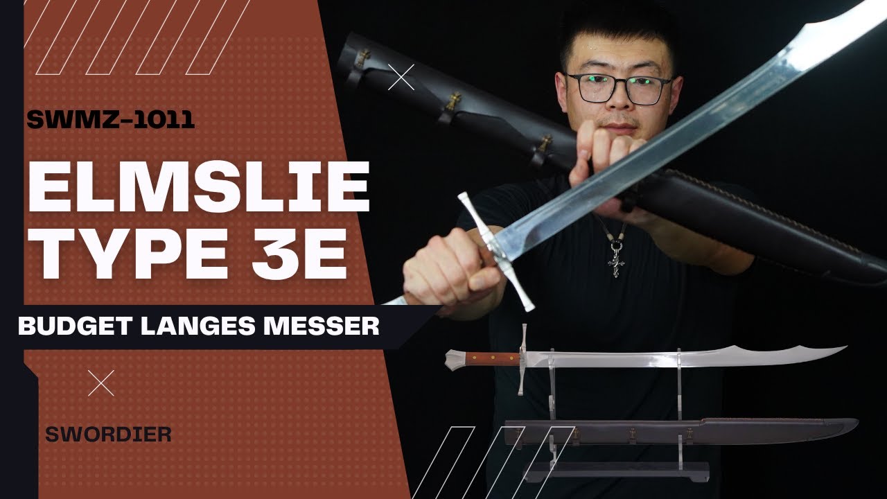 New Release! Swordier’s First Elmslie Type 3e Budget Langes Messer | Full Review & Cutting Test.