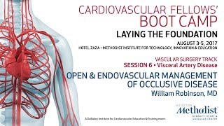 Open & Endovascular Management of Occlusive Disease (William Robinson, MD)