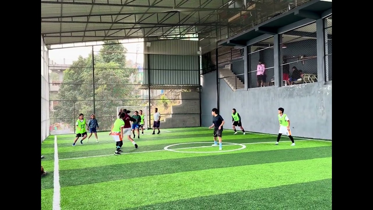 Debanjan share girls academy match at Futsal arena Kalimpong.