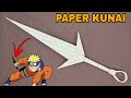 Paper Kunai Knife | Easy DIY Ninja Weapon (Paper craft)