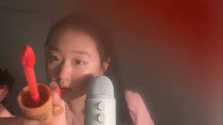 ASMR realistic makeup actually on YOU 💄 (applying makeup on camera) screenshot 4