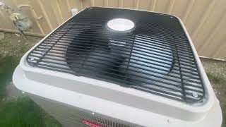 2016 Bryant Evolution series 4 ton central air conditioner starting up and running!