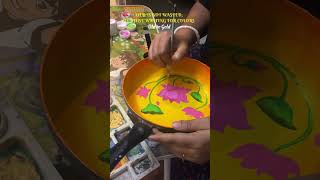 Old Firing Pan Transformation | From Rusty to Colorful #OldToNew #ArtTransformation #YouTubeShorts