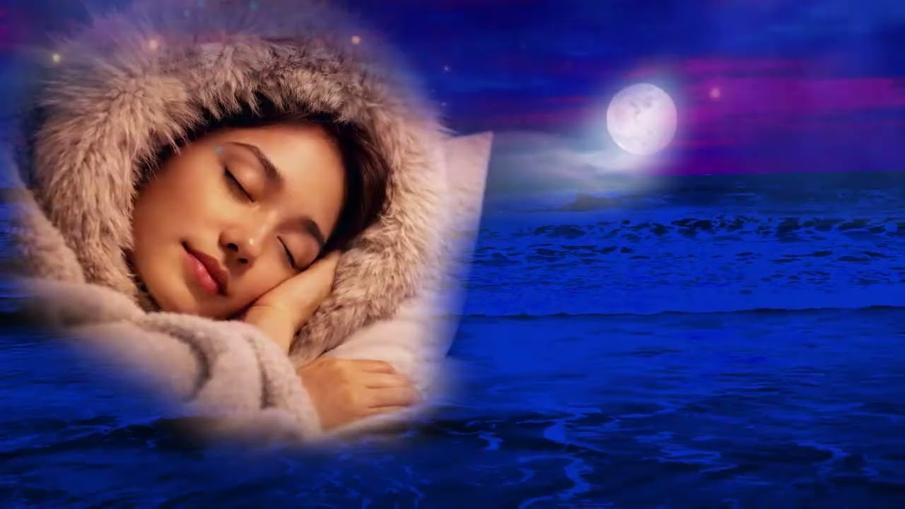 Deep Warm Sleep❄️ Ocean Waves for Cold Winter Nights