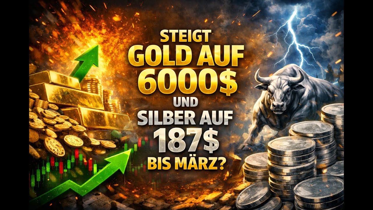 Silberaktien | Goldaktien - Steigt Gold auf 6000$ und Silber auf 187$ bis März?