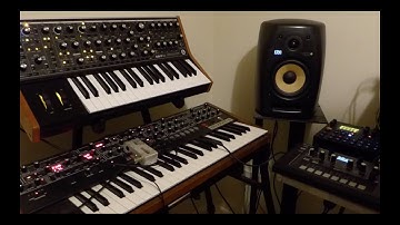 Elektron Digitakt, Moog Sub 37, Sequential Prophet 6 & Pioneer Toraiz AS-1