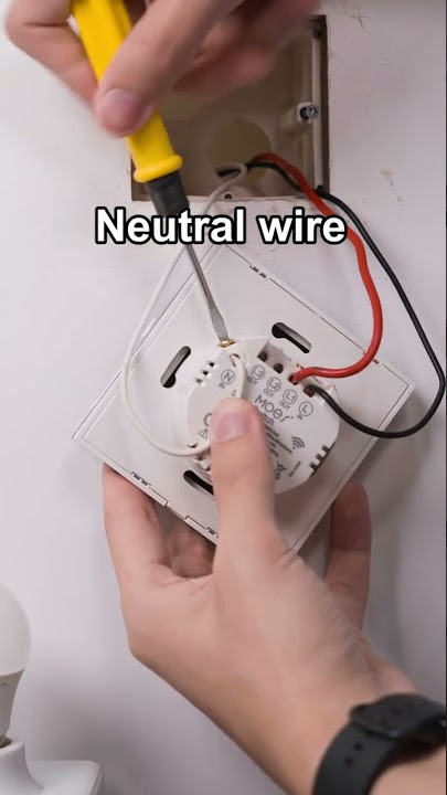 MOES 1 Gang WiFi EU Touch Light Switch,Installation Part