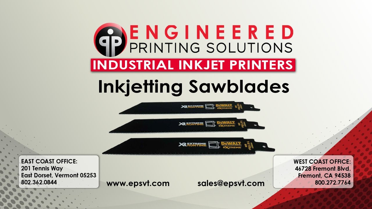 Inkjetting Sawblades 2020