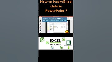 How to Insert Excel data in PowerPoint ? #ppt #shorts #technology #exceltricks #excel