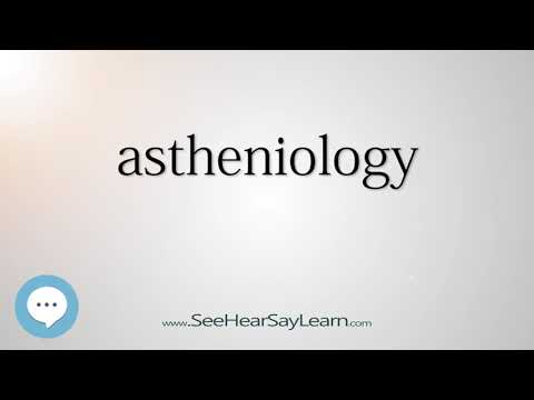 astheniology - Smart & Obscure English Words Defined 🗣🔊