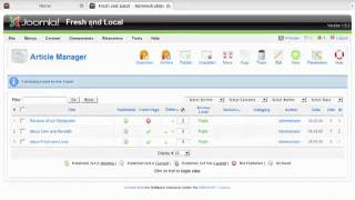 Joomla - How to trash something