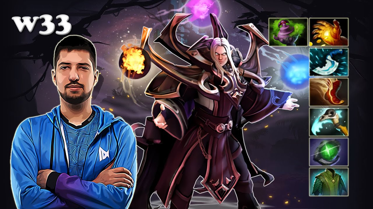 w33 - Invoker Midlane | Dota 2 7.31b Gameplay