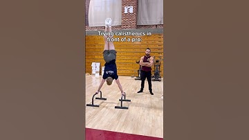 One Arm Handstand Push-Up 🤯 #calisthenics #gymnastics #strength #strong #workout @andrystrong1