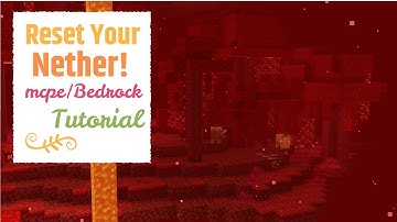 How to Reset Nether in Minecraft Bedrock | MCPE Tutorial