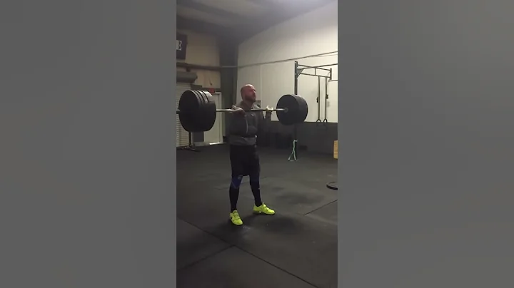 Charles Giddens squat clean PR 240