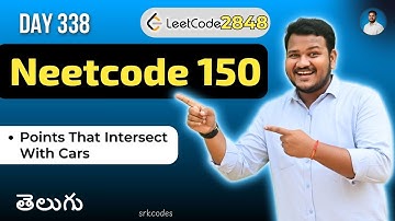 Leetcode 2848: Points That Intersect With Cars in Telugu | Python DSA | srkcodes