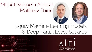 AIFI - Equity Machine Learning Models & Deep Partial Least Squares