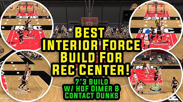 NBA 2K20 Best Interior Force Build For Rec Center! 7