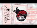 Let's Use the Cricut to Create a Shaker Card | Cricut Can Too - ish