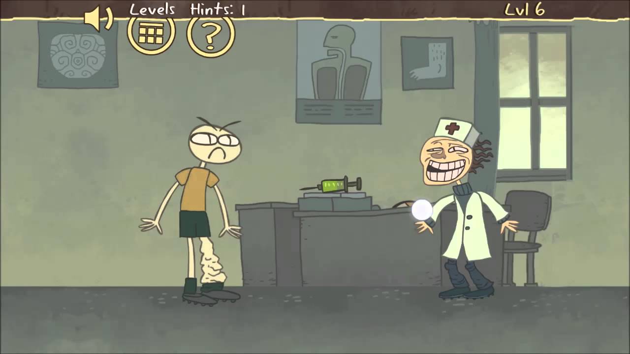 Trollface Quest Sports Level 6 - Walkthrough