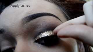 1 Minute Tutorial - Glitter Cut Crease