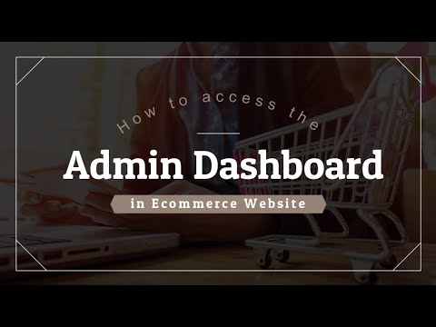 How to access the Admin Dashboard in E-commerce Website