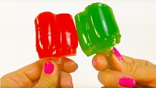 Diy Make Your Own Super Giant Gummy Bear Push Pop Candy Treat So Squishy & Delicious