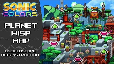 Sonic Colors (DS) - Planet Wisp Map - Oscilloscope Reconstruction