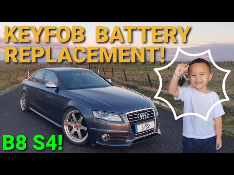 KEYFOB BATTERY REPLACEMENT on my Supercharged 2011 B8 Audi S4!