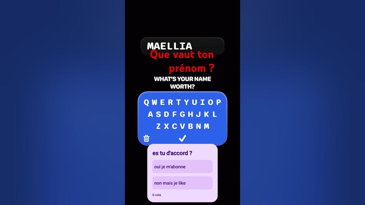 Combien Vaut Ton Prenom Jeu www.youtube.com