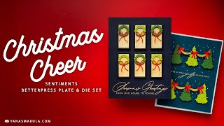 How To Use Yana’s Christmas Cheer BetterPress Sentiments
