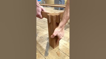 Castle joint for the daybed #joinery #woodworking #wood