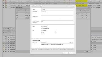 RMM Agent 3.0 for Mac - Script manager