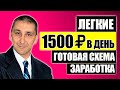 1500₽ В ДЕНЬ. СУПЕР ЧЕСТНЫЙ ЗАРАБОТОК В ИНТЕРНЕТЕ. Как заработать почти без вложений