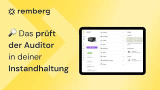 Das prüft der Auditor in deiner Instandhaltung | remberg Instandhaltungssoftware