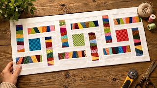 Turn Fabric Scraps Into This Beautiful and Easy Quilt Block ✨