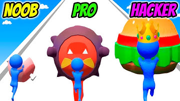 NOOB vs PRO vs HACKER - Snowball Run