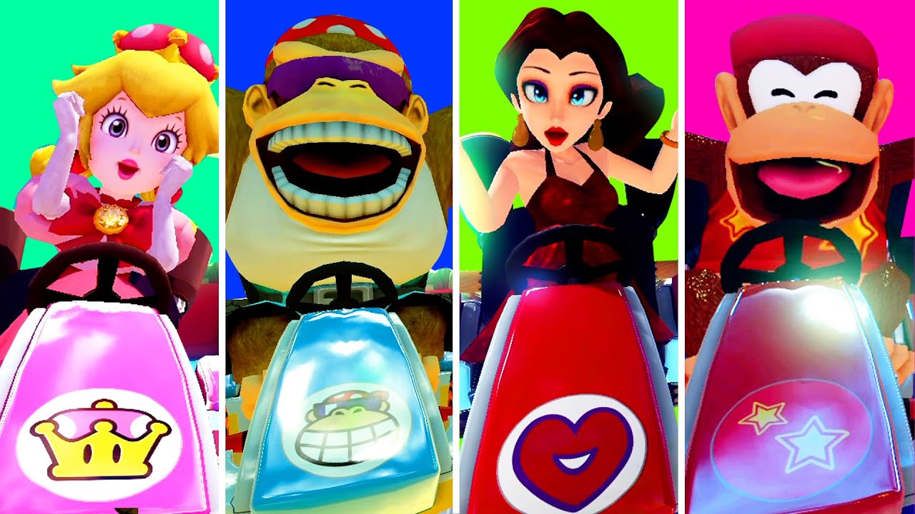 マリオカート8デラックス】ドンキーコング, プリンセスピーチ